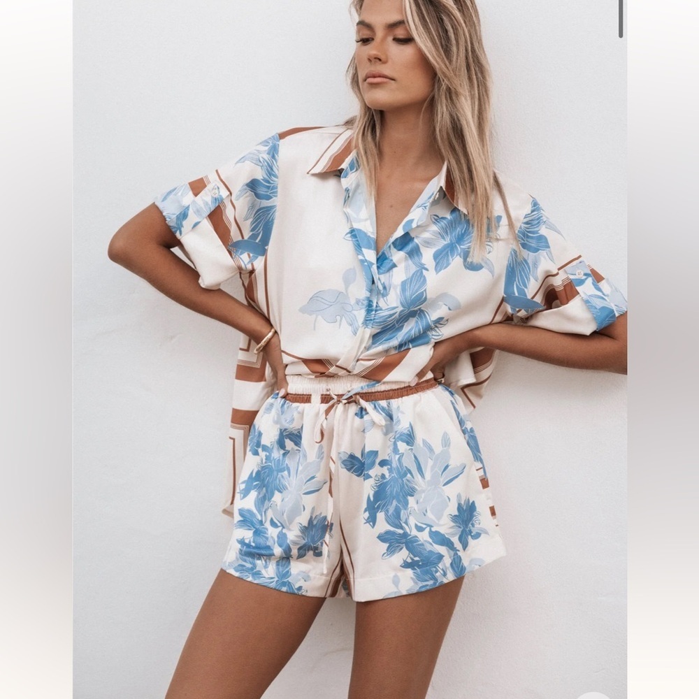 Petal & Pup Lara Satin Shorts